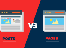 WordPress Posts vs Pages
